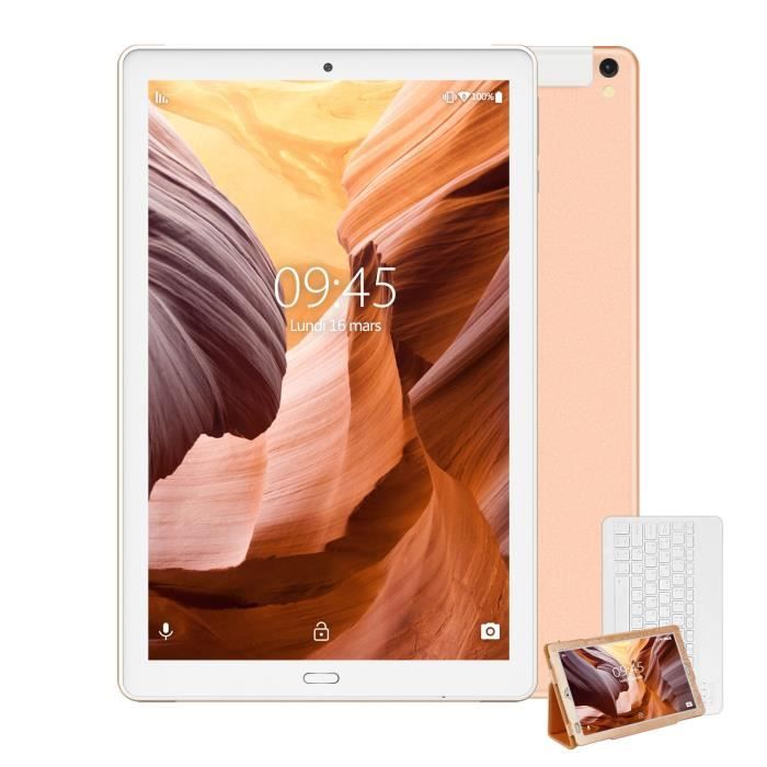 Tablette 10.1 pouces 4G LTE Android 8.0-HD-3+32Go-
