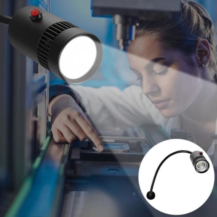 Lampe LED Double Tête Réglable Avec Pince - USB Pour Pupitre, Lecture Ou Chevet