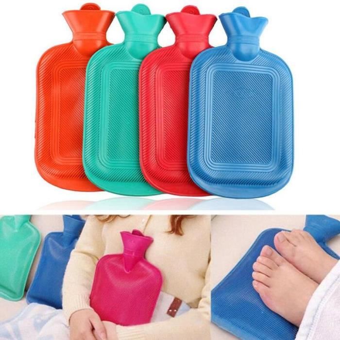 Bouillotte En Caoutchouc Rouge - Capacité 2 Litres - Neuf - Pour Douleurs Et Confort