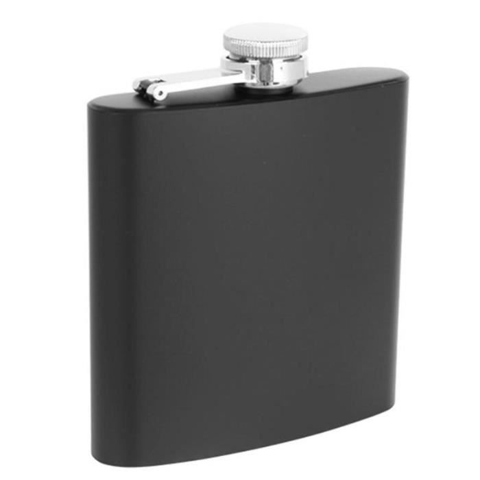 Hip Flask Pratique Flasque Alcool Fenêtre 150ml Acier Inoxydable