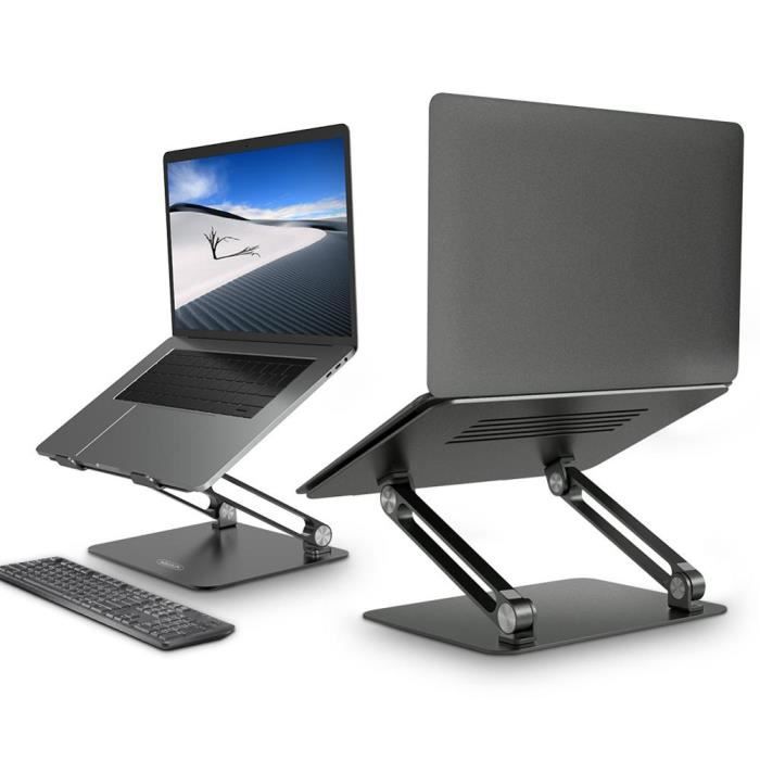 Support Ventilé Ordinateur Portable, Support PC Portable Aluminium, Laptop  Stand Réglable, pour MacBook, Tablette, Autres Laptops (1 - Cdiscount  Informatique