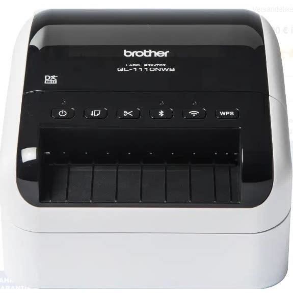 Imprimante détiquettes – BROTHER – QL-1110NWBC – Thermique directe – 300 x 300 DPI – Wifi et USB