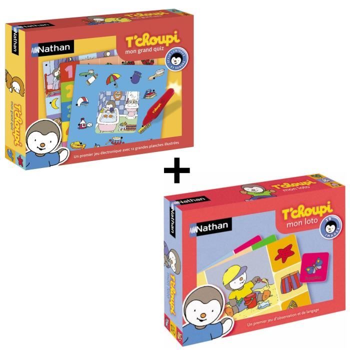 Nathan T Choupi Mon Grand Quiz Mon Loto Achat Vente Jeu Societe Plateau Cdiscount