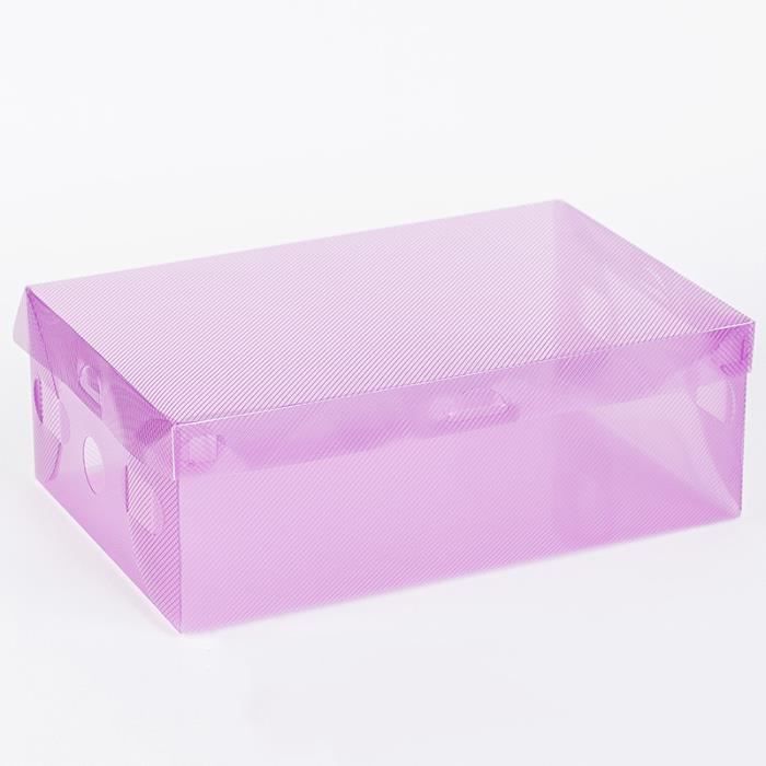 Meuble à chaussures - Boîte de rangement empilable transparente - Étagères à chaussures Meuble à chaussures - Boîte de rangement empilable transparente - Étagères à chaussures