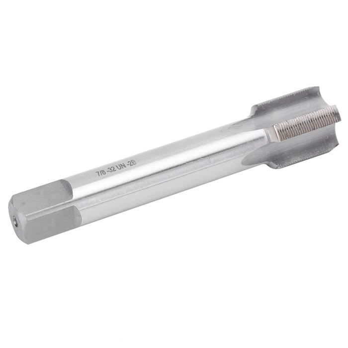 Taraud CoCud 1/8-27 NPTF H2 - Acier Rapide - 3 Cannelures - Pour Taraudage Machine Métal