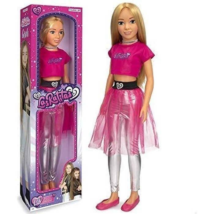 ColorBaby Las Ratitas Gisele y Claudia, Muñeca Gisele, Muñeca Grande 105 cm, Muñeca Oficial de Las Y