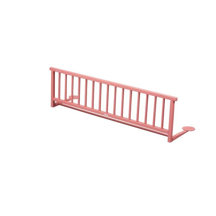 Barriere De Lit Enfant Fille Qui Tombe Plus Solide En Bois Rose Achat Vente Barriere De Lit Bebe Cdiscount