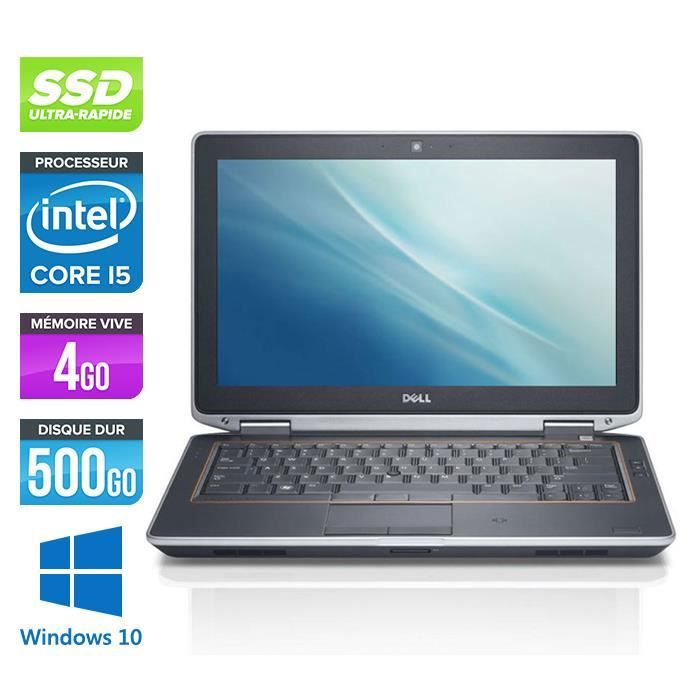 DELL Latitude E6320 - Core i3 - 8 Go RAM - SSD 240 Go - Windows 10 · Reconditionné - PC portable