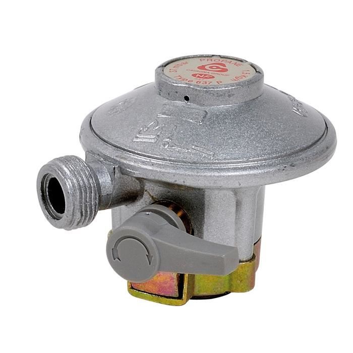 Détendeur Propane NF - Sortie Mâle 20/150 - Débit 1,5 Kg/h - Pression 37 Mbar - Pour Bouteille Propane