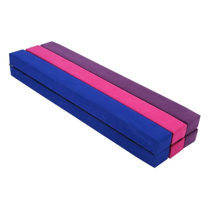 Poutre D’équilibre Pliable Greensen – 222 Cm En Bois/EVA, Pour Gymnastique, Yoga Et Entraînement