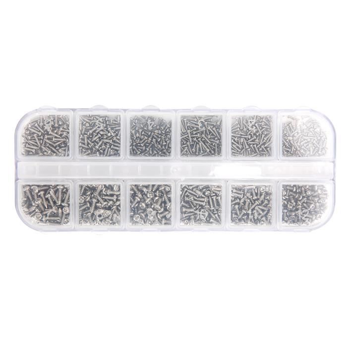 Vis Auto-taraudeuses M5x12mm En Inox 316 - Lot De 10, Tête Phillips, Uxcell