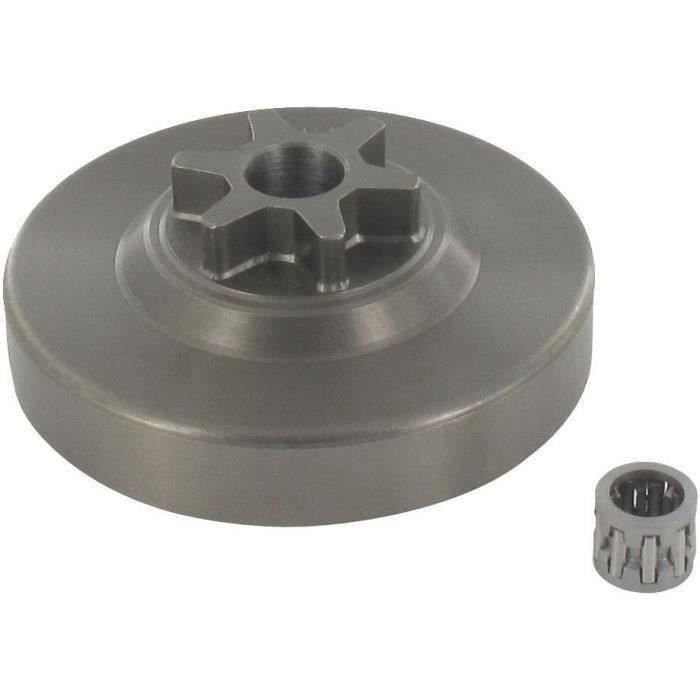 Pignon étoile 3/8 lp - 6 dents adaptable pour tronçonneuse DOLMAR modèles PS34 - MAKITA modèles DCS3