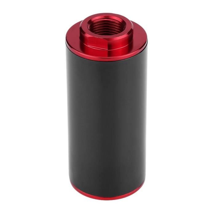 Filtre à Carburant Universel AN6 - 100 Microns - Aluminium Rouge - Haut Débit Pour Voiture/Camion - 11