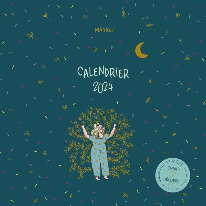 First Calendrier mural Mathou 2024 Mathou 1x1 Cdiscount