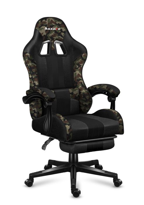 Chaise Gaming HUZARO FORCE 4.7 Camo Ergonomique Réglable Coussin Lombaire Têtière - vue 2
