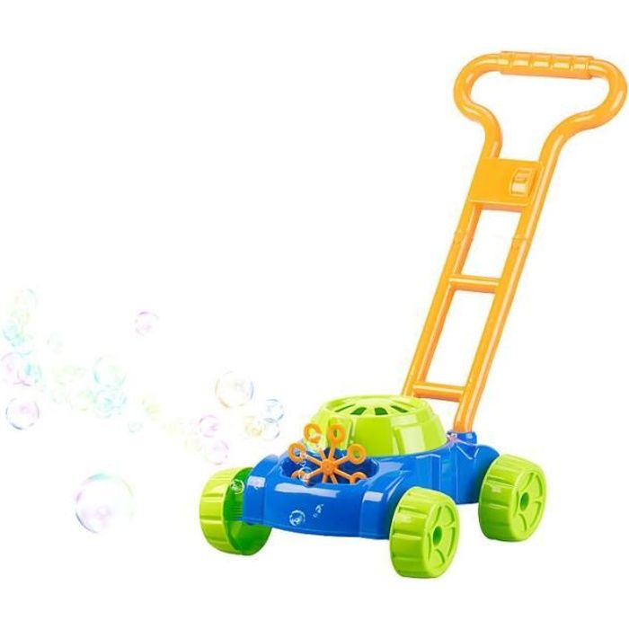 Tondeuse à Bulles Électrique En Forme D'Escargot - Jouet Poussoir Pour Enfants Avec Souffleur De Bulles, Idéal Cadeau Anniversaire Et Jeux Extérieurs