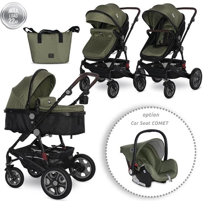 Poussette pack 3 en 1 comet hot sale
