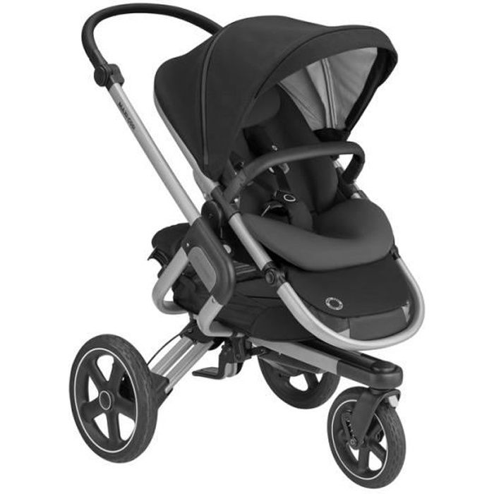 Maxi Cosi Nova 3 Roues Poussette Tout Terrain Confortable De La Naissance A 3 5 Ans Essential Black Cdiscount Puericulture Eveil Bebe