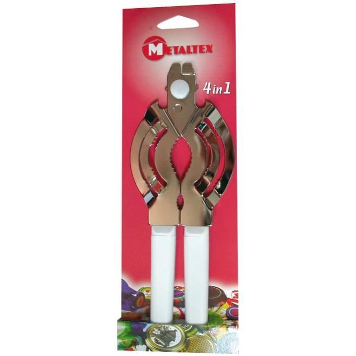Metaltex Ouvre-bocal universel 4 en 1