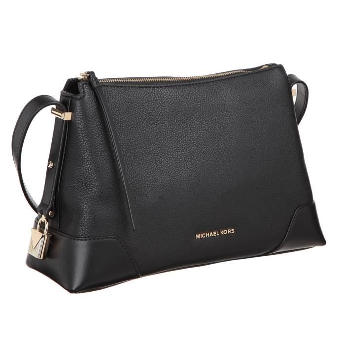 Michael Kors Sac Petit Crosby 30h8gcbm2l Md Messenger Noir Femme Achat Vente Michael Kors Sac Petit Crosby Cdiscount