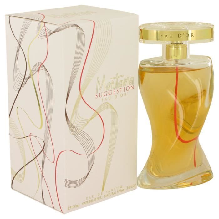Montana Suggestion Eau Dor By Eau De Parfum Vaporisateur 100 ml