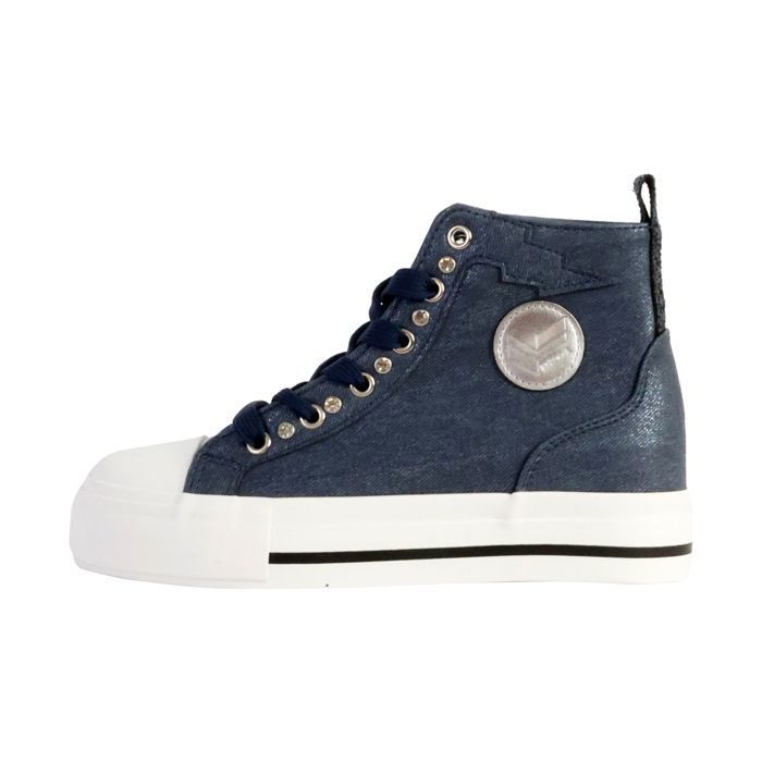 Kaporal Basket Montante a lacet Kaporal Tattoo - Bleu Irise