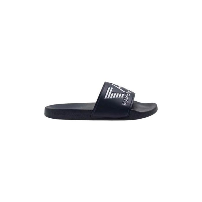 EA7 EA7 Logo Slides Claquette pour Homme Bleu 7X000108AF15118-BA045