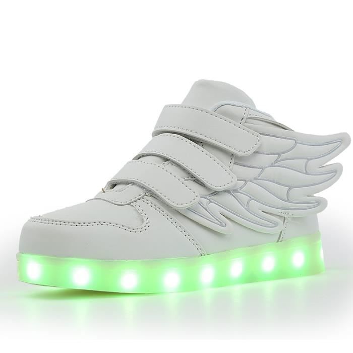 Chaussures Avec Ailes Enfant Lumi re LED 7 Couleurs Rechargeable