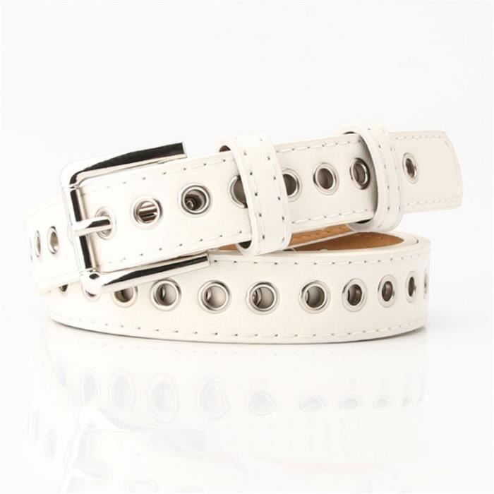 Ceinture Irrégulière Style Western Réglable Pour Homme/ado - En Polyuréthane, Pour Jeans, Robes, Manteaux