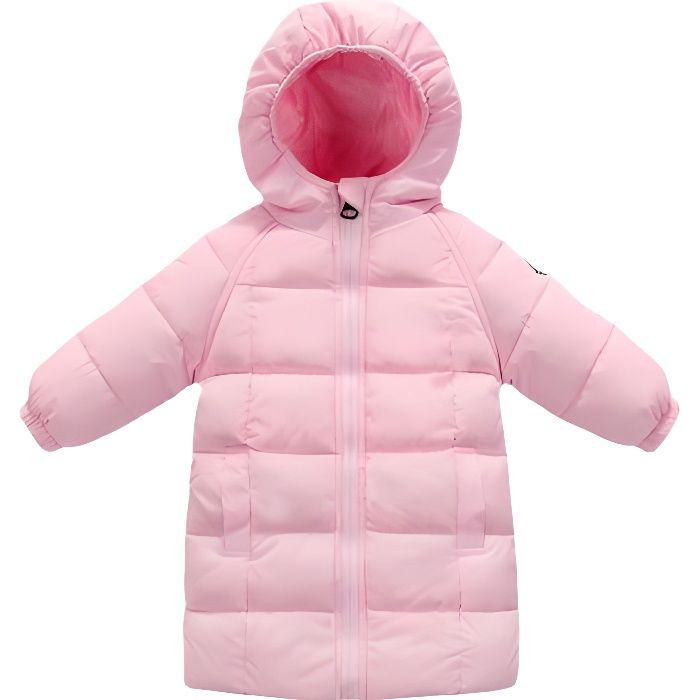 Parka Long épais Fille AMROPI - Manteau D'hiver à Capuche, Neuf Avec étiquettes