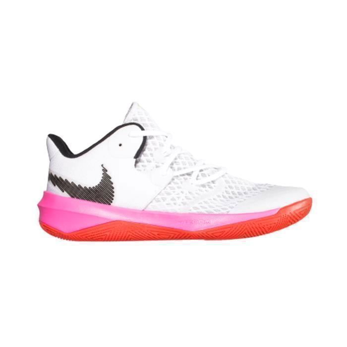 chaussures de volleyball  nike zoom hyperspeed court se - blanc/noir/rose