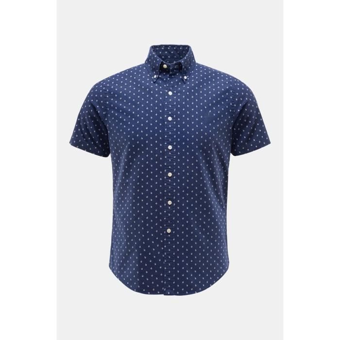 Chemise Oxford Marine Homme Polo Ralph Lauren Coupe Ajustée