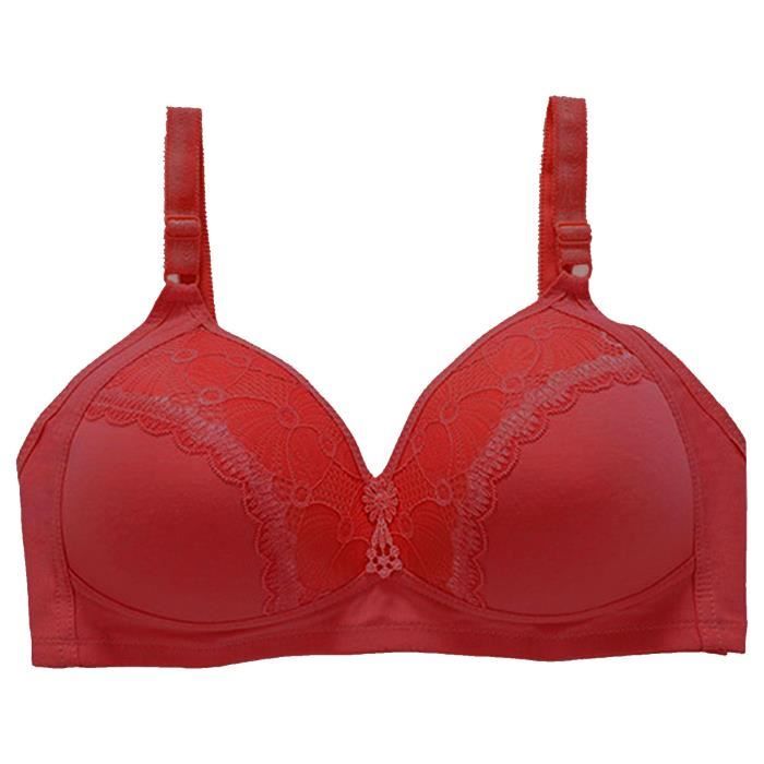 Soutien-gorge push-up en dentelle avec dos fantaisie violet fonce Soutien-gorge push-up en dentelle avec dos fantaisie violet fonce