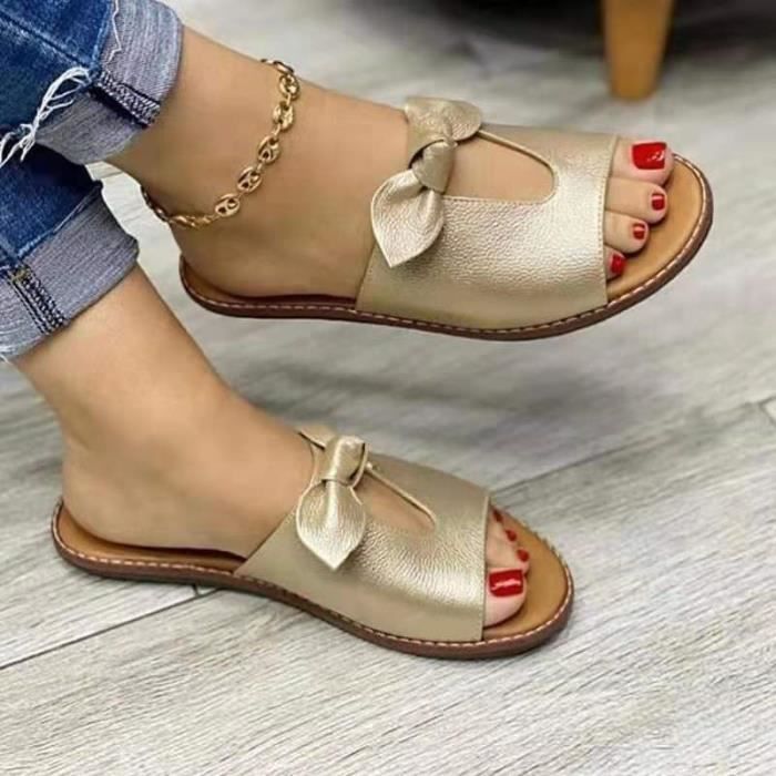 Sandales J Renee Papillon Or - Taille 6.5 M, Occasion état Correct