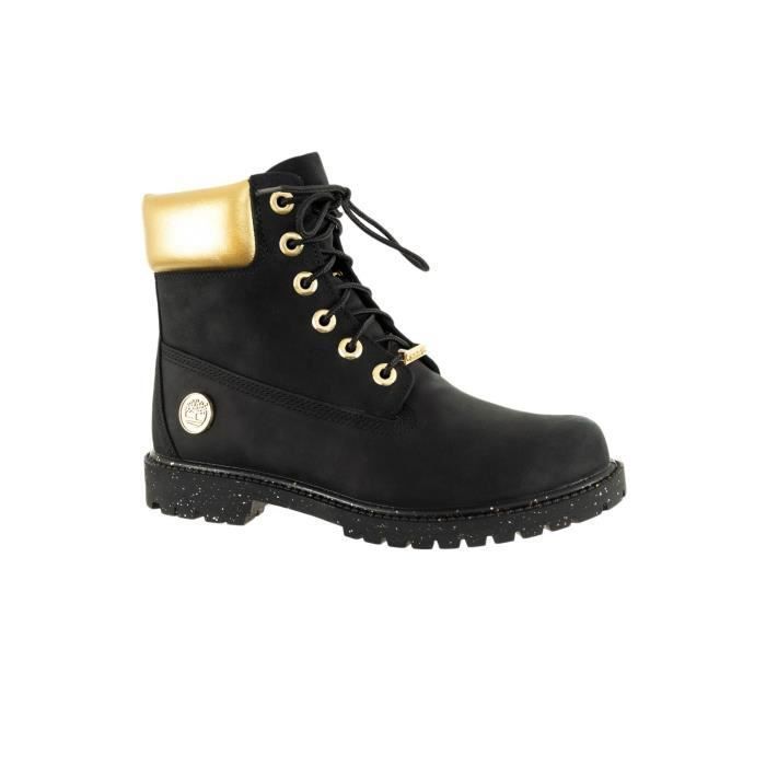 Bottines Timberland 6in Heritage Cupsole 001 Noir 39 Femme Haute Lacets Cuir Noir Cdiscount Chaussures