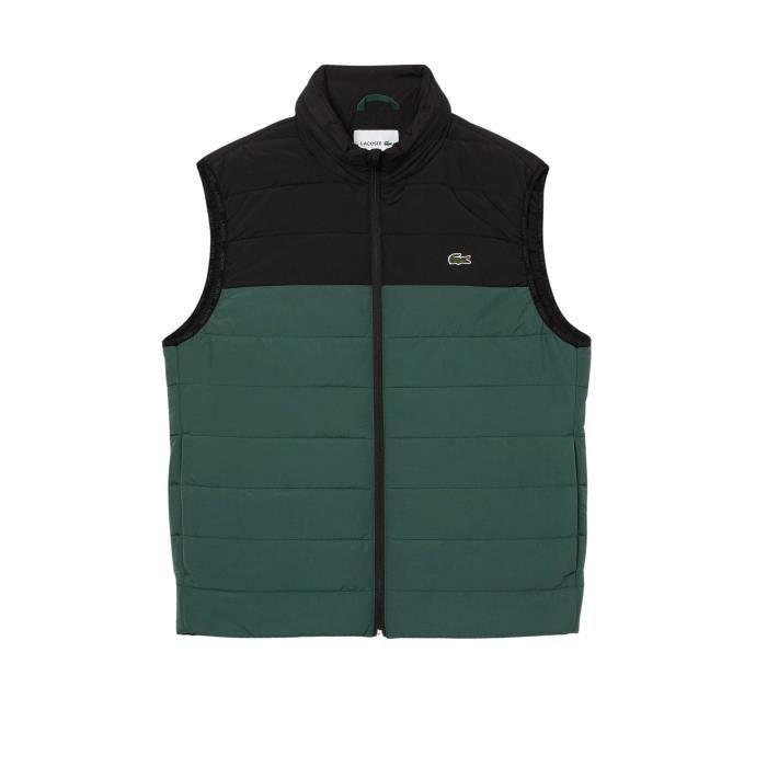 gilet lacoste vert homme