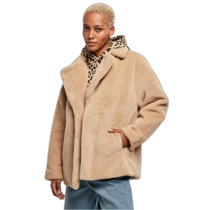Manteau femme peluche on sale