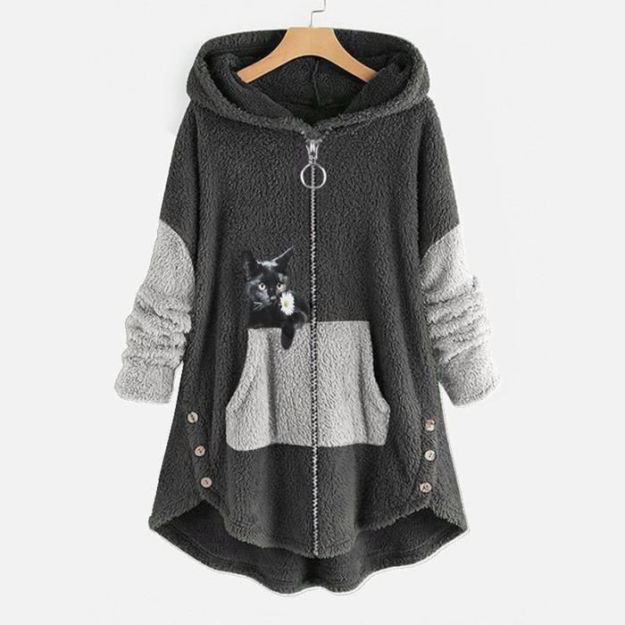 Veste Femme Mi-saison Blouson Décontracté - Manteau Zippé Chaud Pour Automne Et Hiver, Plusieurs Coloris