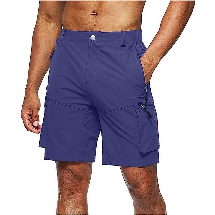 Short De Sport Pour Homme - Cuissard Running, Coton, Couleur Rouge - Pour Jogging, Travail, Course à Pied
