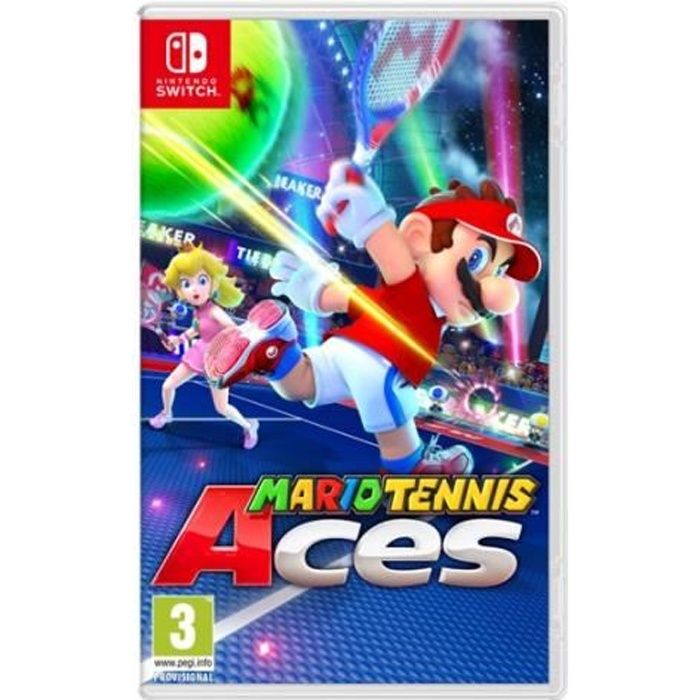 Jeu vidéo - Nintendo - Mario Tennis Aces - Nintendo Switch - 15 personnages jouables - Version en boîte