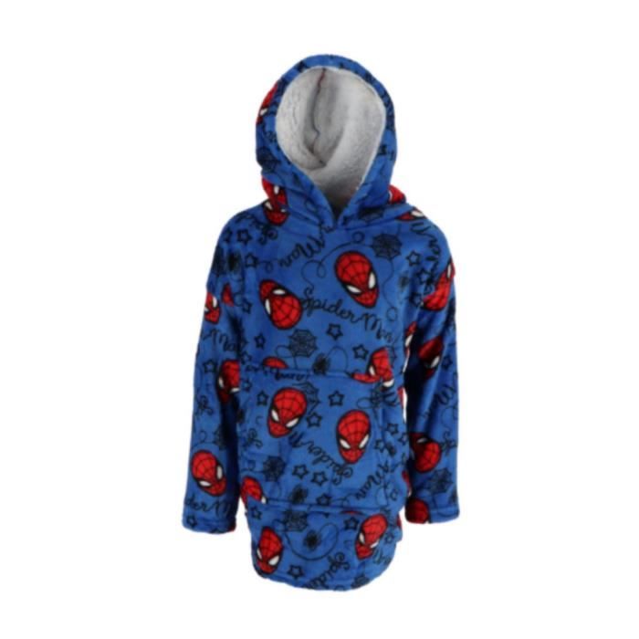 Sweat - NPZ - Spiderman - Enfant Garçon - Oversize - Polaire
