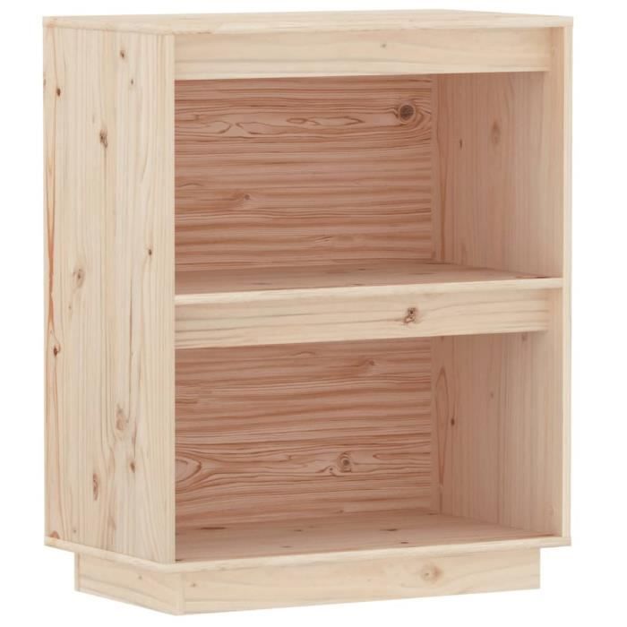 Armoire console Blanc 60x34x75 cm Bois de pin solide-AKO7370392186969 - Maison Armoire console Blanc 60x34x75 cm Bois de pin solide-AKO7370392186969 - Maison