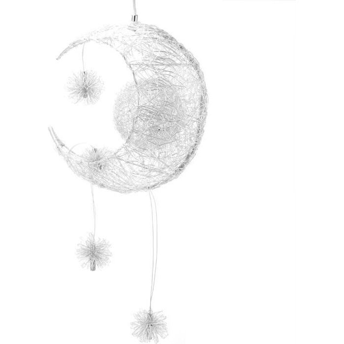 Suspension Luminaire Lune Etoiles Decoration Pour Enfants Chambre Blanc Chaud Achat Vente Suspension Luminaire Lune Soldes Sur Cdiscount Des Le 20 Janvier Cdiscount