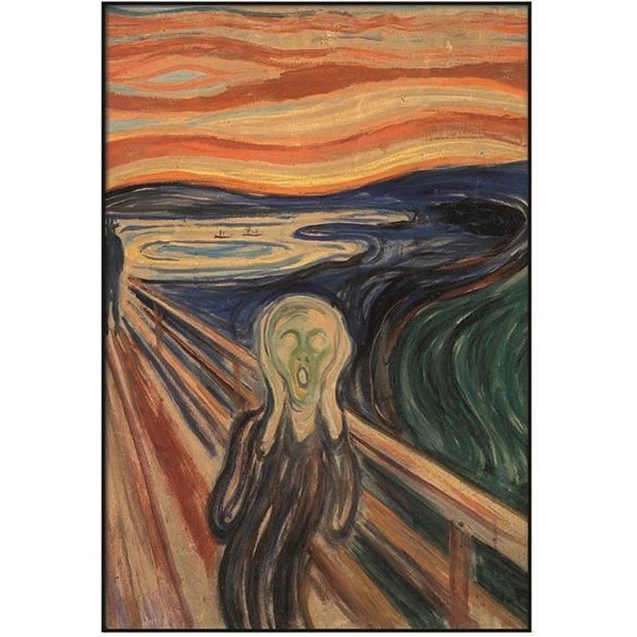 Tableau reproduction Edvard Munch - Le cri (1893