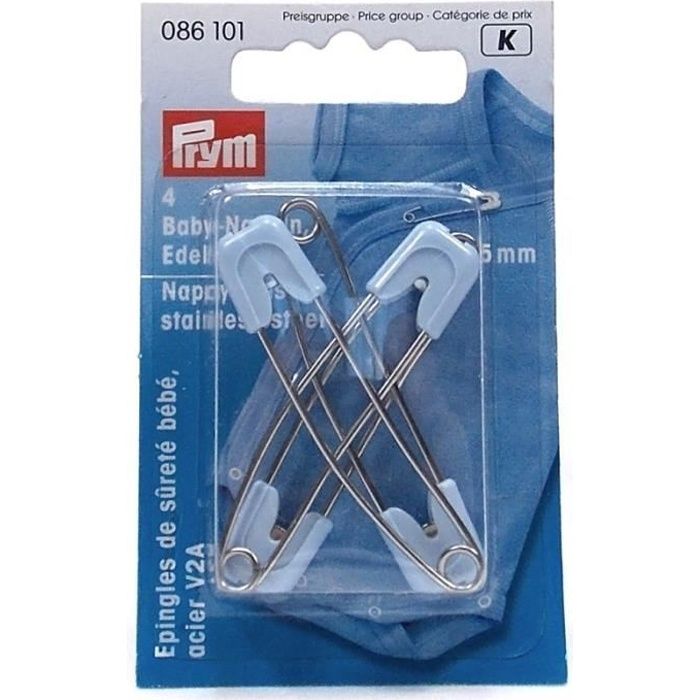 Lot De 30 Grandes épingles De Sécurité Inox Couleurs Mix Pour Vêtements Cuir