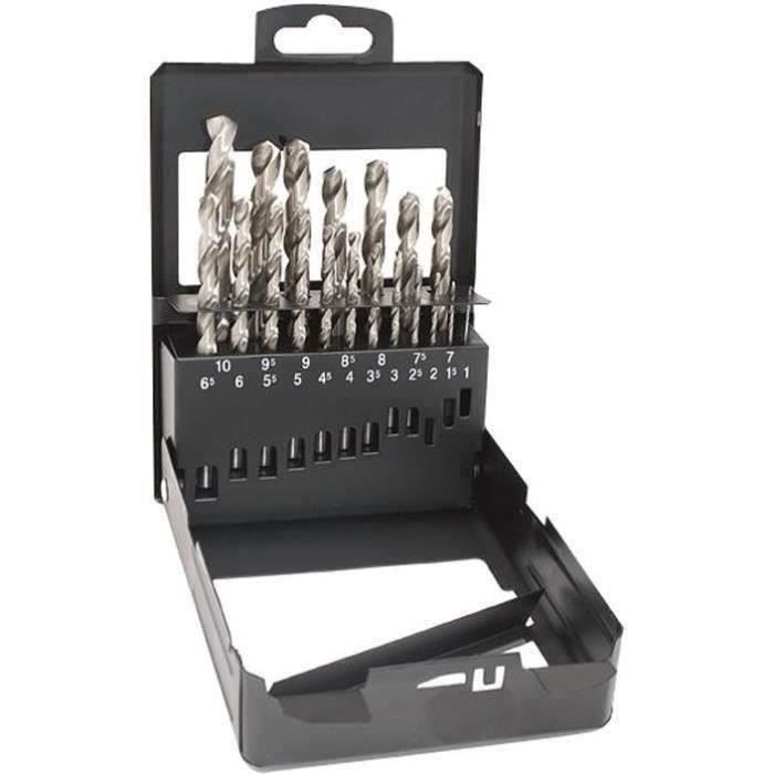Forets de 1 10mm coffret de 19
