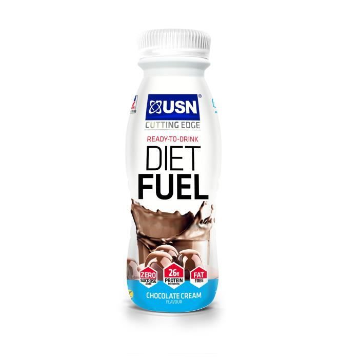 USN Lot de 8 Boissons protéinées Diet Fuel Ultralean Rtd 330 ml