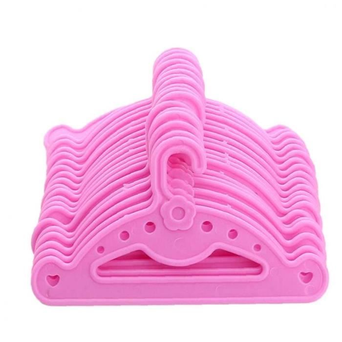 UNICRAFTALE Portants à Vêtements Pour Poupées Avec 15pcs Cintres En Bois Petit Portant à Vêtements Pour Poupées Mini Rangement Blanc Pour Vêtement De Poupée Accessoire Pour Maison De Poupée Chat