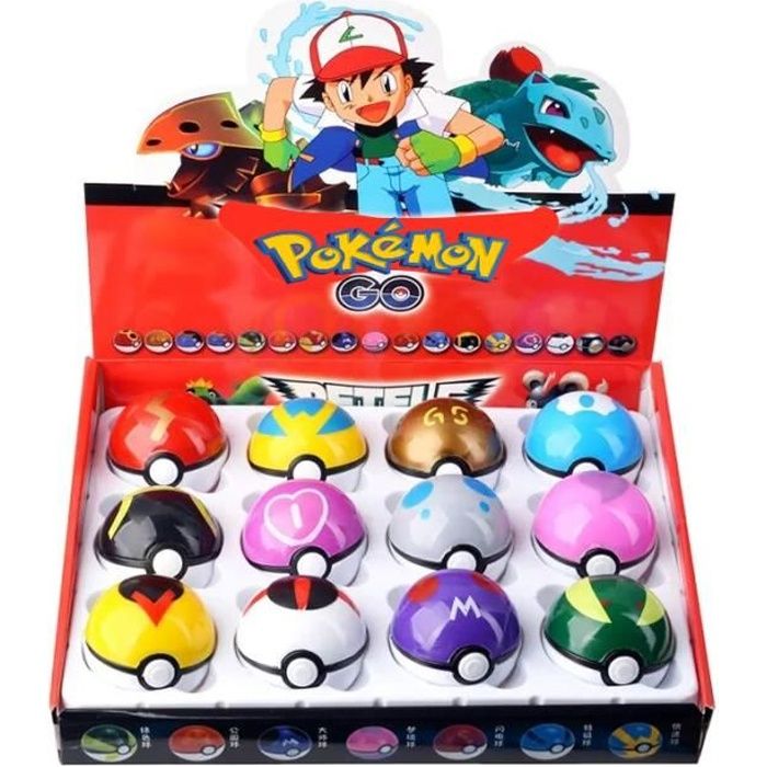 Pokéball Pokémon lot de 6 avec 6 figurines - Cdiscount Jeux vidéo