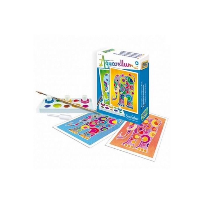 SentoSphère AQUARELLUM AMAZONE - Kit Peinture Aquarellable Magique Dès 7 Ans Fabriqué En France